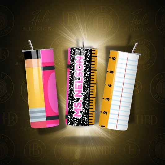Composition Style Tumbler